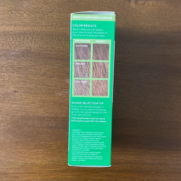 Just For Men Shampoo-In Color H-25 Light Brown 100% Natural Look 5 Minutes - Picture 4 of 6